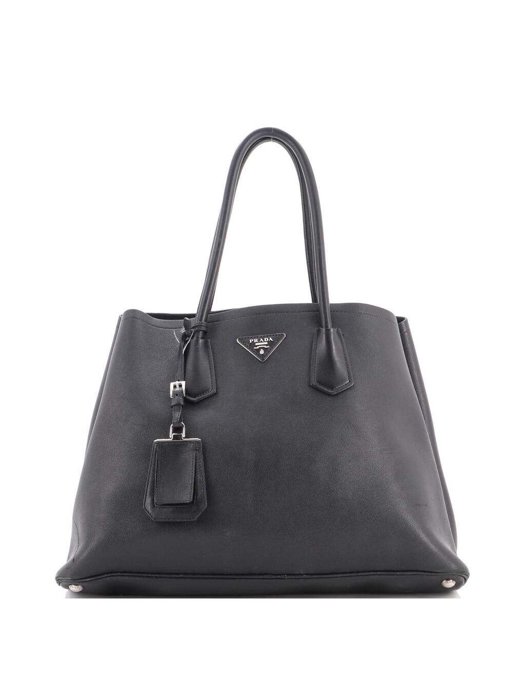 Prada Cuir Double Tote Leather Large #348054P43B